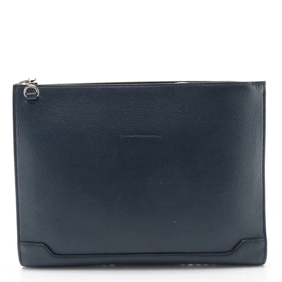 Christian Louboutin Convertible Skypouch Clutch Grained Calfskin Leather - EUC - Picture 3 of 16